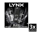 Lynx Black Trio Gift Pack 2022