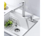 Built in Sink Soap Dispenser or Lotion Dispenser for Kitchen Sink Brushed Nickel Kitchen Sink Soap Dispenser