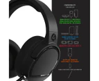 4Gamers XP-PANTHER Universal Wired Gaming Headset - Black