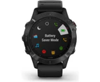 Garmin Fenix 6 Pro, Premium Multisport GPS Smartwatch, Black With Black Band