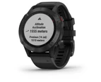 Garmin Fenix 6 Pro, Premium Multisport GPS Smartwatch, Black With Black Band