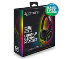 4Gamers C6-100 LED Light-Up Universal Wired Gaming Headset