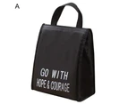Large Capacity Lunch Container Oil-proof Oxford Cloth Thermal Multi-use Lunch Bag for Office
