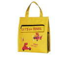 Lunch Bag Insulation Preservation Handheld Adorable Cute Picnic Bento Bag for School -Yellow - Yellow