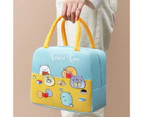 Bento Bag Cartoon Pattern Pack Lunch Box Oxford Cloth Portable Waterproof Thermal Lunch Bag for Students