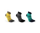 Breathable Cotton 6 Pack Socks Sports Running Toe socks Pantsnsox Midweight Mini Crew Unisex Toesocks - Mixed