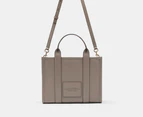 Marc Jacobs The Leather Medium Tote Bag - Cement