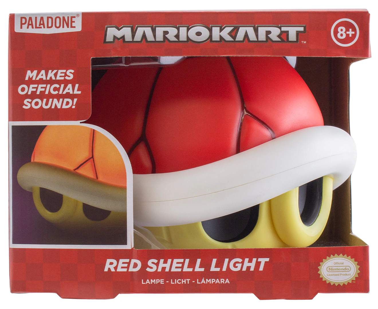 Nintendo Super Mario 3D Red Shell Shaped Light Kids/Childrens Bedroom Decor 8+