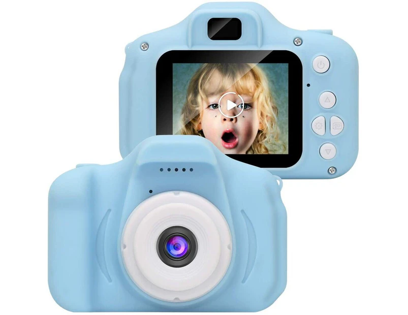 Kids Camera Children Digital Cameras Video Camcorder Toddler Camera - Blue