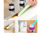 Kitchen Stove Edge Cleaning Scraper Dirt Remover Can Bottle Jar Lid Opener Tool-Blue