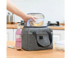 Thick Thermal Insulated Food Storage Pouch Lunch Box Picnic Heat Protecting Bag-Purple - Purple