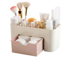 Desktop Cosmetic Lipstick Brushes Storage Box Drawer Makeup Holder Organizer-Green - Green