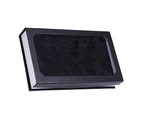 Flip Flap 72 Holes Rings Earrings Storage Case Box Jewelry Display Tray Holder-Black - Black