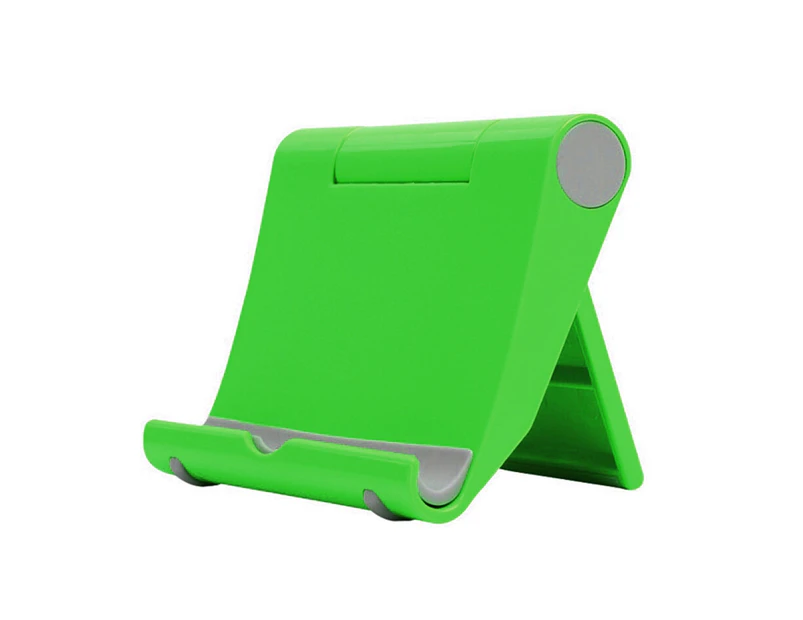 Portable Universal Folding Desktop Mobile Phone Tablets Holder Stand Bracket-Green - Green