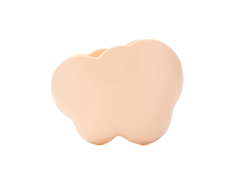 Storage Box Wall Mounted Self Adhesive Plastic Cloud Shape Hanging Empty Remote Control Holder Household Supplies-Skin Color - Skin Color