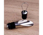Stainless Steel Liquor Pourer Free Flow Wine Bottle Bar Tools with Stopper Set