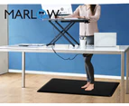 Marlow Anti Fatigue Mat Standing Desk Rug Kitchen Home Office Foam Black 51x99