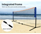 Centra Badminton Net Tennis Volleyball Portable Sports Set Beach Backyards 5M