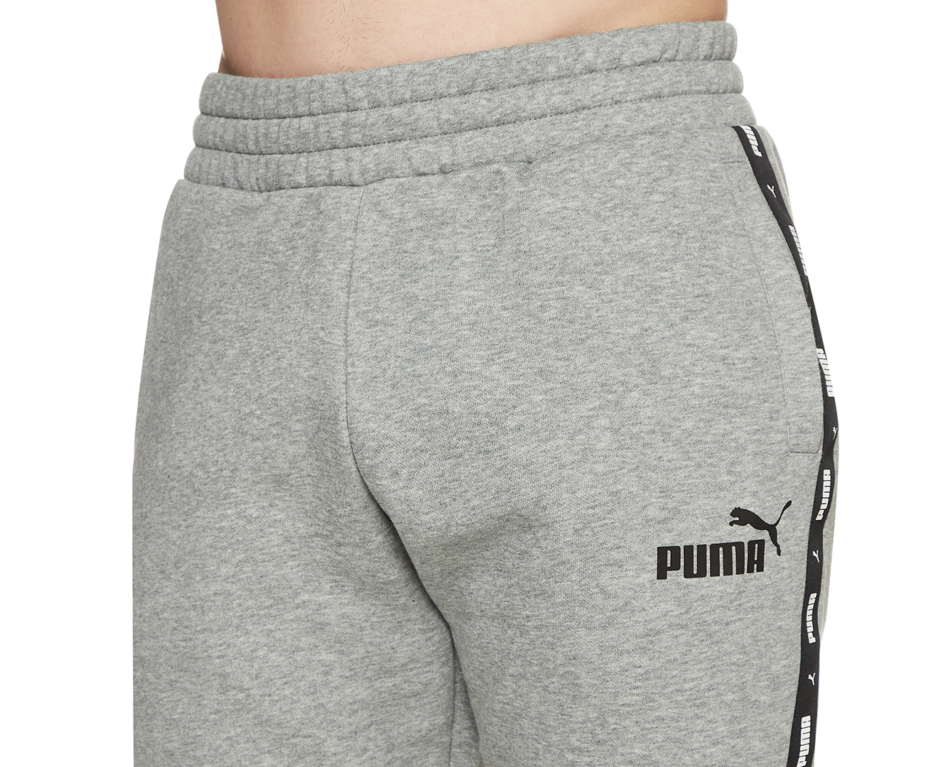 Grey hot sale joggers puma