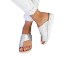 Summer Women Casual Non-Slip Platform Slipper Wedge Sandals Flip Flops Shoes-Golden - Golden