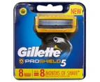 Gillette ProShield 5 Replacement Cartridges 8pk