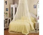 Elegant Lace Insect Bed Canopy Netting Curtain Round Dome Mosquito Net Bedding-Light Pink 60cm by 260cm by 850cm - Light Pink