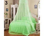 Elegant Lace Insect Bed Canopy Netting Curtain Round Dome Mosquito Net Bedding-Red 60cm by 260cm by 850cm - Red