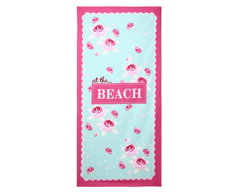 Beach Towel Skin-friendly Fadeless Polyester Extra Large Bath Towel for Dorm