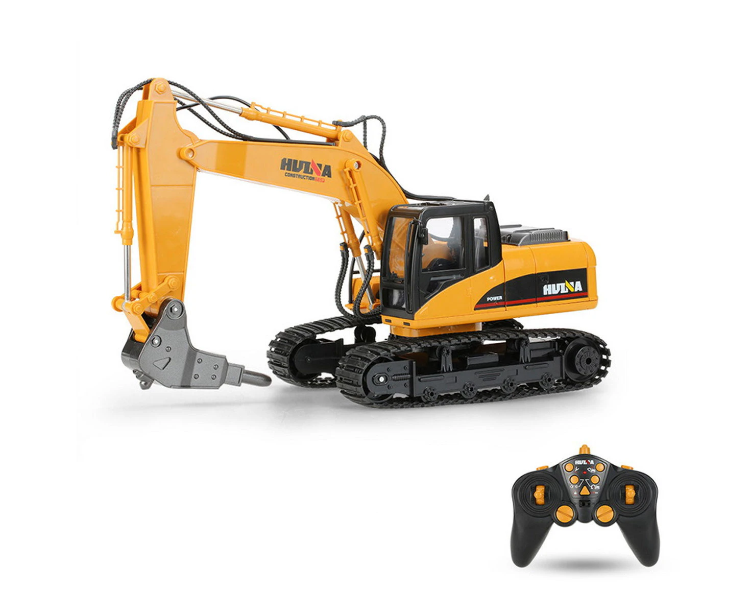 HUINA 1/14 16CH RC Broken Drill Drilling Excavator Construction Vehicle Toy Gift