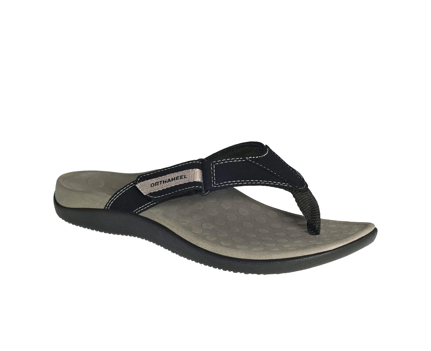 Scholl Men's Ryder Toe Post Sandal - Black/Grey