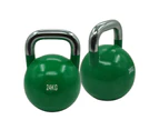 2 x 24kg - Steel Pro Grade Competition Kettlebell Weight - Home Gym Strenth