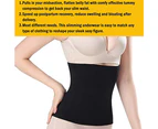 1 pcs Seamless Postpartum Belly Band Wrap Underwear, C-section Recovery Belt Binder Slimming Shapewear for Women - Black