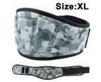 EVA Camouflage Weight Lifting Belt for Men and Women, Bodybuilding & Fitness Back Support for Cross Training Workout, Squats, Lunges - Grey