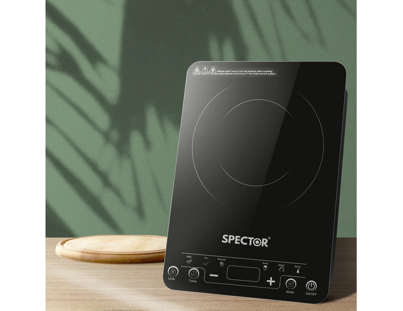 Spector Electric Induction Cooktop Portable Ceramic Kitchen Cooker Touch 2000W