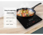 Spector Electric Induction Cooktop Portable Ceramic Kitchen Cooker Touch 2000W