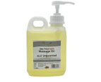 DEEP TISSUE SPORTS MASSAGE OIL 1L WITH PUMP, 100% PURE NATURAL. - WATER DISPERSIBLE - Pump Included