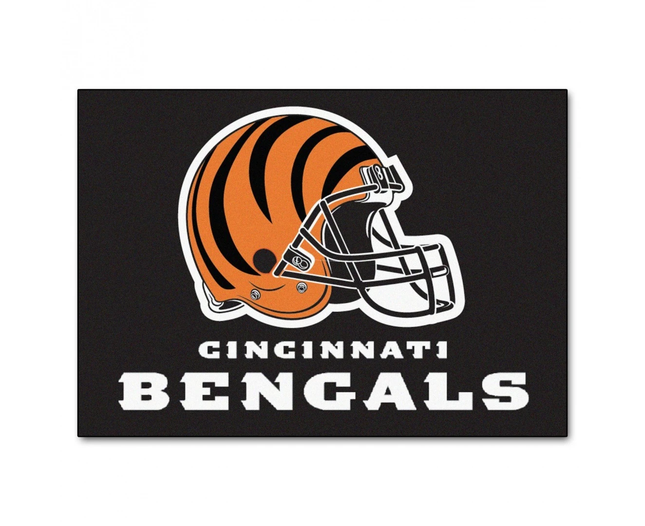 (All Star Mat) - FANMATS NFL Cincinnati Bengals Nylon Face All-Star Rug