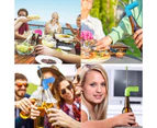Beer Snorkel Funnel Bong Dispenser for Drinking Games, Drink Snorkel, Spring Break, College, Bachelor - White