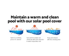 Aquabuddy Pool Cover 6.5x3m 400 Micron Swimming Pool Solar Blanket Blue Silver