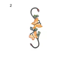 Hook Animal Pattern S-shaped Wrought Iron Decorative Hanging Hook for Patio-