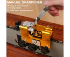 Youngly Chainsaw Sharpener Jigs Easy &Portable Sharpening Tool for 12-20" Electric Chain Saws with 3 Grinding Head