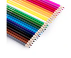 24 Pack Colored Pencils with Built-in Sharpener In Tube Cap, Vibrant Color Resharpened Pencils for School Kids Teachers