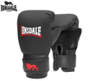 Lonsdale Bag Gloves - Black/White/Red