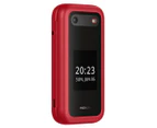 Nokia 2660 Flip 128MB Unlocked Smartphone - Anzo Red