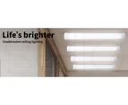Emitto 1Pcs LED Slim Ceiling Batten Light Daylight 120cm Cool white 6500K 4FT - White