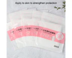 100Pcs Plastic Film Disposable Prevent Moisture Loss PE Material Multipurpose Perfect Fitting Masque Sticker for Spa