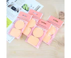 2Pcs/Set Powder Puffs Soft Wet Dry Dual Use Sponge Cosmetic Puff Beauty Tool for Girl