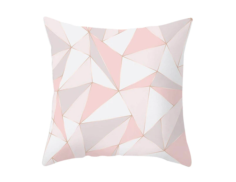 45cm x 45cm Cushion Cover Soft Multifunctional Polyester Modern Fresh Flowers Pillowslip for Family