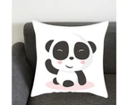 Throw Pillow Case Cute Ultra Soft Sofa Decoration National Treasure Panda Pillow Cover for Children Room