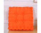 Floor Cushion Thickened Reusable Soft Tatami Mat Office Outdoor Chair Seat Cushion for Gift-Orange - Orange